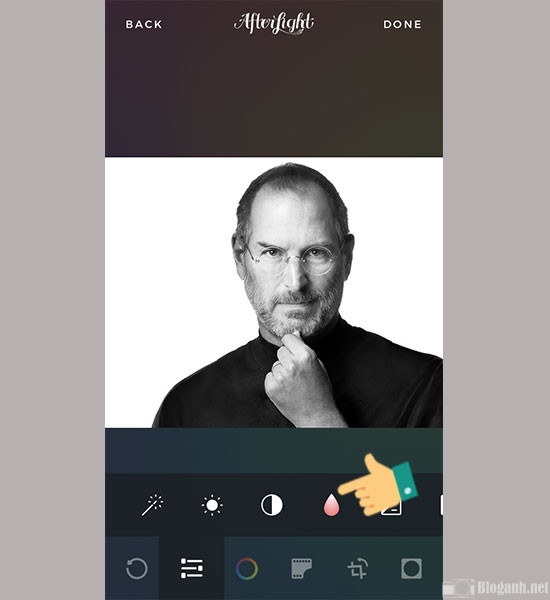 chỉnh ảnh trên afterlight, chỉnh ảnh đen trắng
