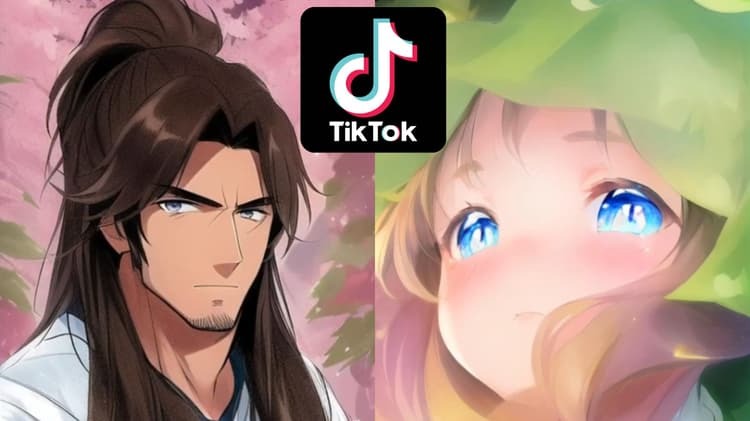 Chỉnh ảnh sang anime bằng TikTok